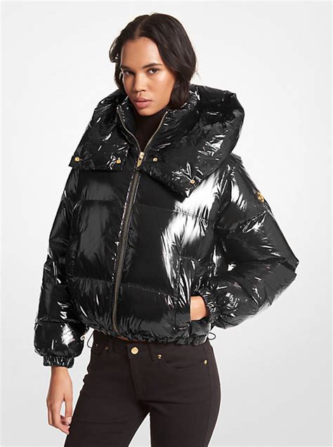 michael michael kors quilted ciré black vest|Ciré Puffer Vest .